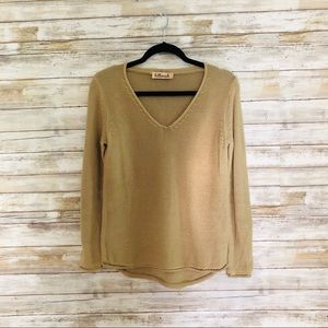 Kittenish Tan Knit Sweater